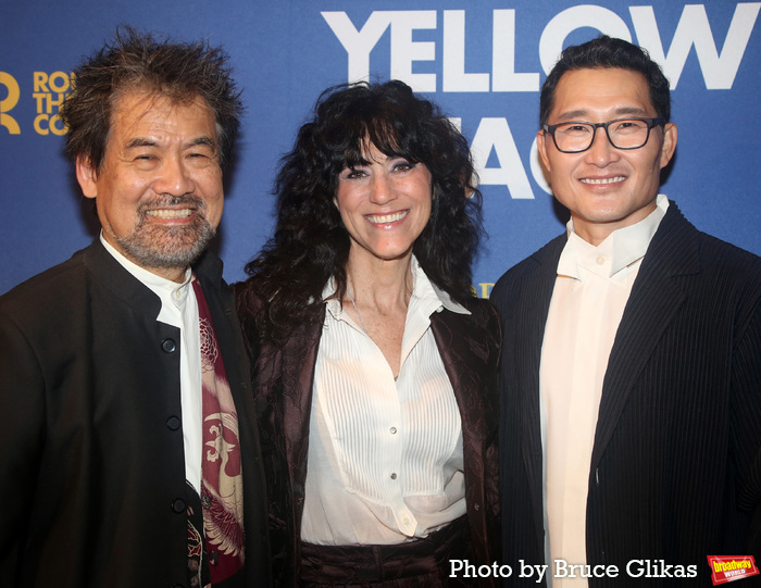 David Henry Hwang, Leigh Silverman and Daniel Dae Kim Photo