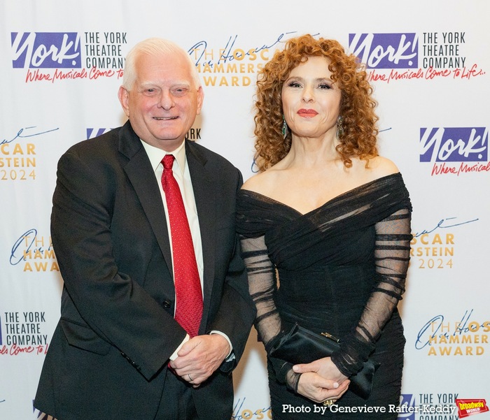 Honorees Ted Snowdon and Bernadette Peters Photo