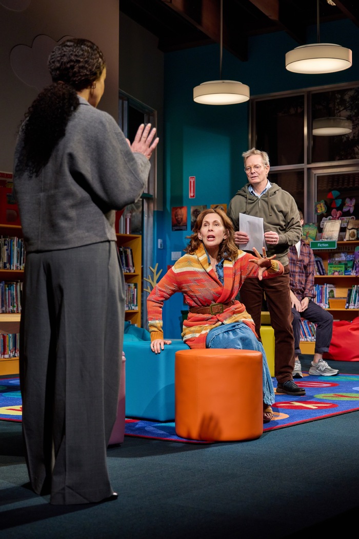 Amber Gray, Jessica Hecht, and Bill Irwin Photo