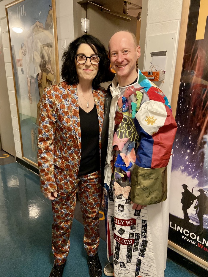 April 21, 2025: Floyd Collins, Jeremy Davis (pictured with Tina Landau) Photo