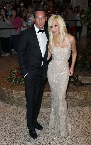 Jonathan Rhys Myers & Donatella Versace Photo