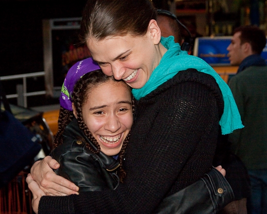 Photo Coverage: SHREK THE MUSICAL's 'NOT YOUR ORDINARY PRINCESS' Winners Meet Sutton Foster...And The Press!  Image