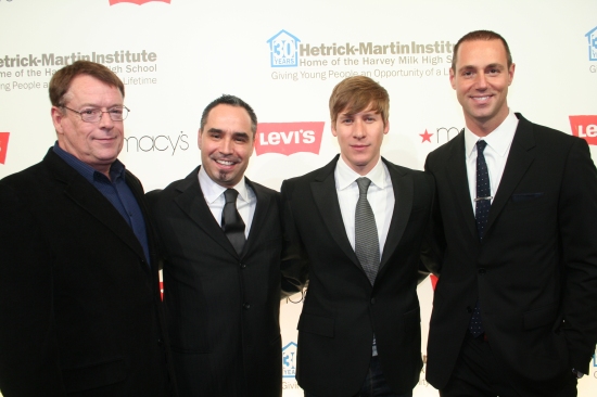 Cleve Jones, Thomas Krever, Dustin Lance Black and Rob Smith Photo