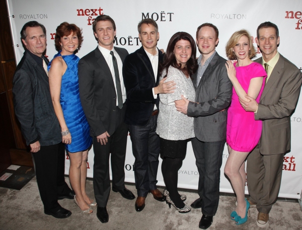 (L-R) Actors Cotter Smith, Connie Ray, Patrick Heusinger, writer Geoffrey Nauffts, di Photo
