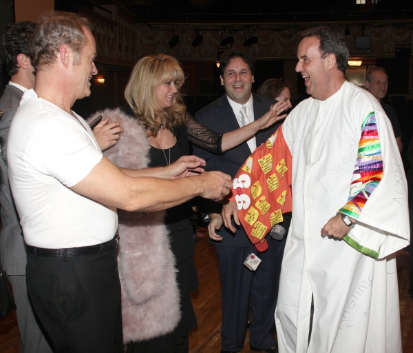 Dale Hensley (Gypsy Winner- La Cage) with Kelsey Grammer, Sonia Friedman, David Baban Photo