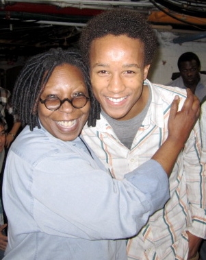 Whoopi Goldberg and Kendrick Jones Photo