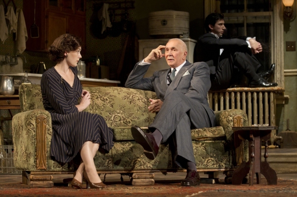 Virginia Kull, Frank Langella and Adam Driver Photo