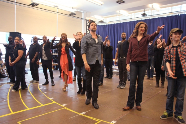 Kendra Kassebaum, Raul Esparza & Jessica Phillips Photo